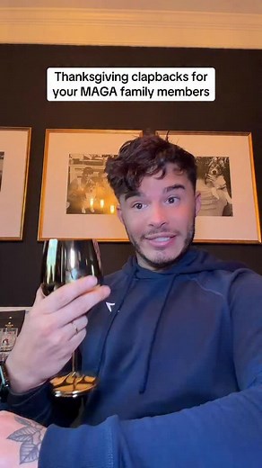 Sometimes you NEED a thanksgiving clapback . #comedy #satire #maga #thanksgivingclapback #clapback #thanksgiving | Mr. Williams PreK Pause