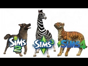 ♦ Sims 2 vs Sims 3 vs Sims 4 : Create A Pet