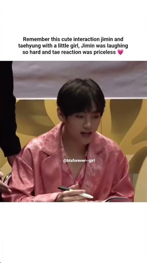 JIMIN & V cute reaction to a Little Girl..😍🤗💓 #kimteahyung #taehyung #jimin #explore
