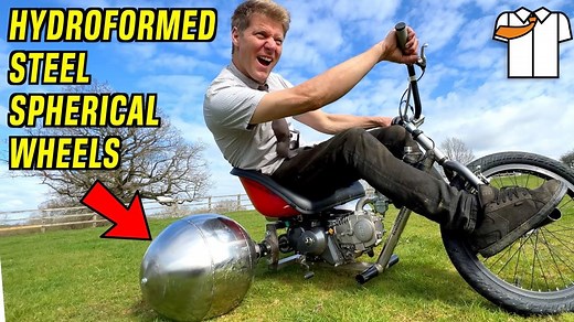 Colin Furze Made a Drift Trike for Riding on Grass