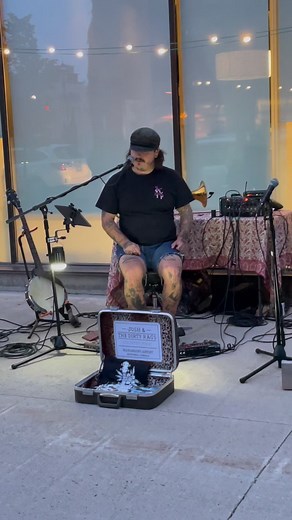 Thanks a lot Harvest Music Festival for the invitation. It was a blast. Also, i tried live looping for the first time.Here’s a short clip of Stolen Dance by Milky Chance .#livelooping #trombone #banjo #goldtone #folk #diy #fredericton #harvestmusicfestival | Josh & the Dirty Rags