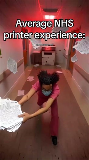 Average NHS printer experience ngl￼