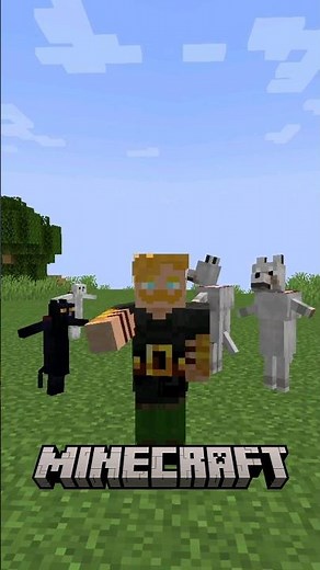 Este nuevo mod hace que los mobs bailen en Minecraft - everyxdance mod 1.20.4 #minecraft #shorts