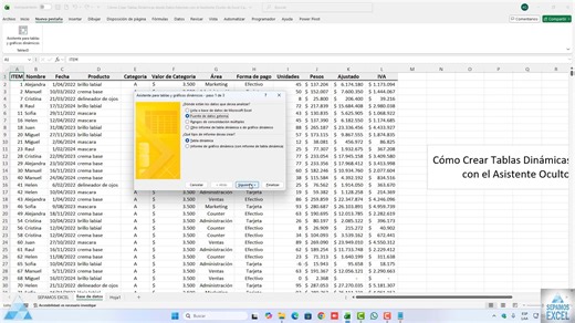 Cómo Crear Tablas Dinámicas desde Datos Externos con el Asistente Oculto de Excel Cap 71 En este capítulo aprenderás a usar el Asistente Oculto de Tablas Dinámicas en Excel para crear reportes desde datos externos, ya sea desde otro archivo o una base de datos independiente. Descubre cómo importar, combinar y analizar información sin fórmulas y con total precisión usando este poderoso asistente que pocos usuarios conocen. #sepamosexcel #sepamosexcelcurso #sepamosexcelviral #sepamosexceltrucos #s