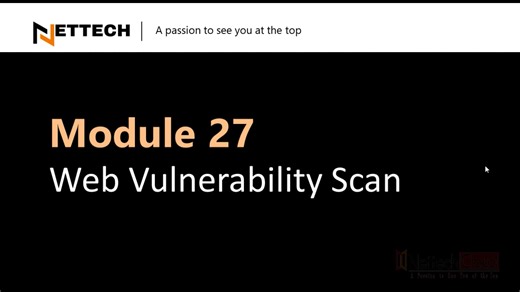 Module27-Web Vulnerability Scan
