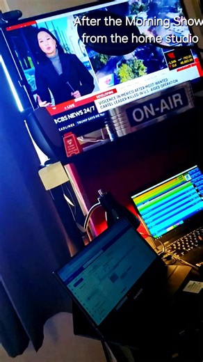Our media company wants us to post more video content 🙄 I'll start with a regular Monday morning when I'm in my home studio doing the show.. riveting 😳 | Redhot Brian Scott