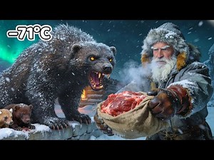 I Saved a STARVING Wolverine Mother and Her Two Cubs at –71°C