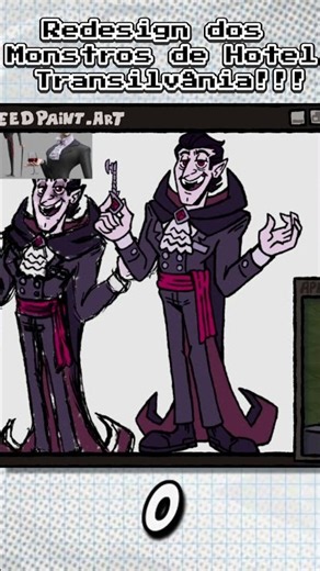 Fixing Hotel Transylvania Humans // Dracula 🩸#hoteltransylvania #vampire #redesign #shorts