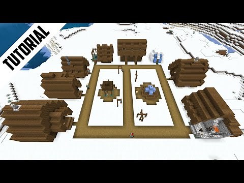Minecraft: How to Build a Snowy Tundra Village 3 (Step By Step)