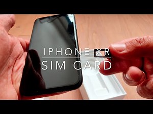 iPhone XR - How to insert SIM