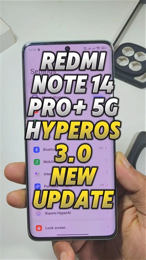 Redmi Note 14 Pro+ 5G HyperOS 3.2 Global & India Update Public Released Upcoming #hyperos3 #shorts