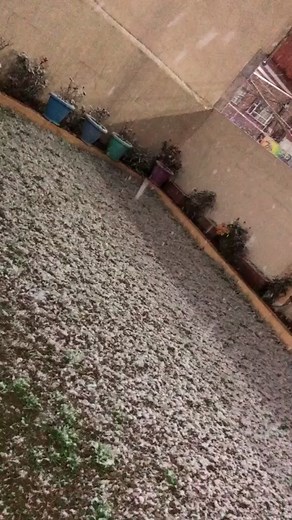 Hailstorm at Night: Stunning Visuals of Hailstones
