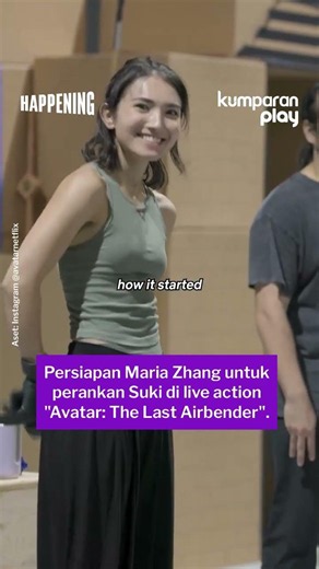 Intip Persiapan Maria Zhang untuk Jadi Suki di Live Action Avatar
