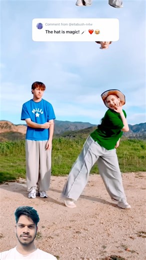 the hat is magic dancing ✨😁 #funnyexpression