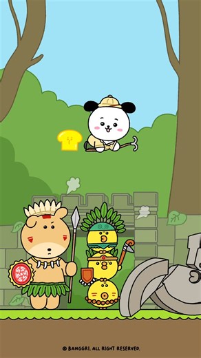 빵그리 on Instagram: "빵그리와 함께 모험을 떠나요!🤠 @banggri.official #characterdesign #graphicdesign #graphic #character #cartoon #캐릭터디자인 #그래픽디자인 #지존 #캐릭터 #일러스트 #일러스트레이션 #dog #banggri #빵그리 #happy #healing #힐링 #happy #animation #love #iloveyou #foryou"