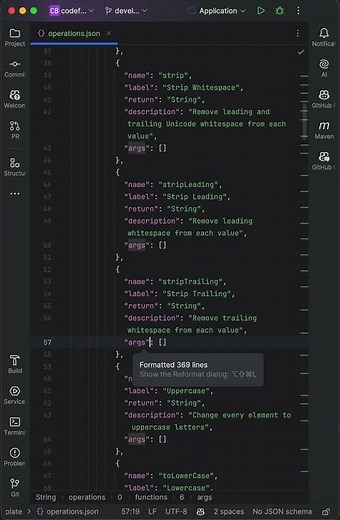 how to format json in intellij #jsonformat
