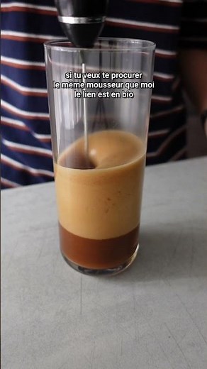 comment faire un café frappé à la maison #cafelatte #icedcoffee