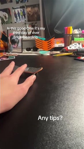 First ollies | techdeck | fingerboard #techdeck #ollie #fingerboard