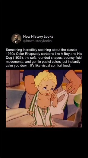 History Facts & Stories on Instagram: "A Boy and His Dog is a 1936 animated short produced by MGM that centers on a young boy named Danny and his intelligent dog named Towser. The cartoon follows their everyday adventures and mishaps, with the dog often acting as a loyal companion who helps or protects the boy. The humor comes from visual gags and exaggerated reactions rather than dialogue, which was typical of cartoons from this era. The relationship between the boy and the dog is warm and idea