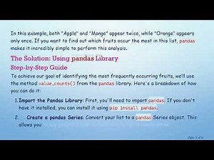 How to Use pandas to Find the Most Occurring Item in a List