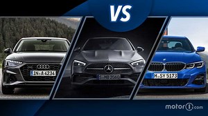 Comparatif entre la Mercedes Classe C et les BMW Série 3 et Audi A4