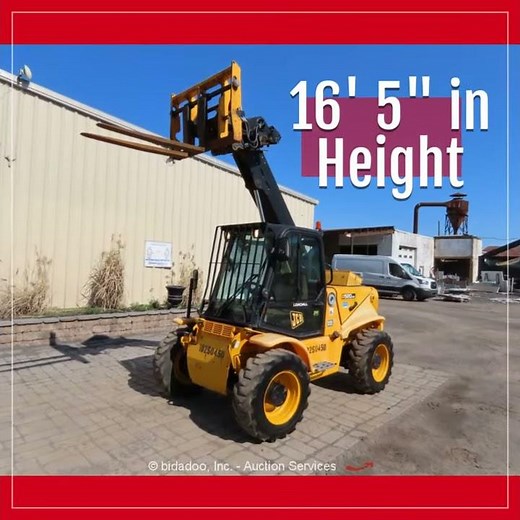 2014 JCB 520-50 Telescopic Reach Forklift Telehandler - bidadoo
