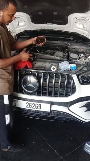 Mercedes Oil Filter Change 2022 Model #MercedesBenz#OilFilterChange#viralvideo #youtube