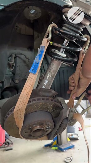 Watch This Suspension Strut Lock Into Place #workshop