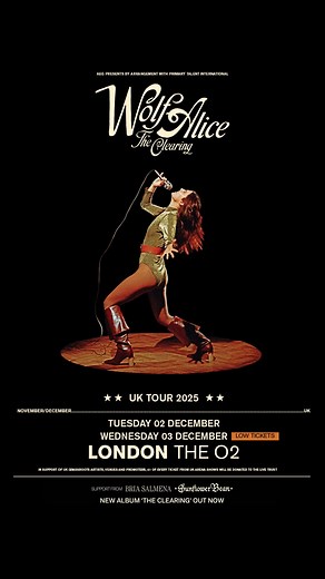 12K views | Our biggest ever UK headline tour is happening this November and December! Tickets are going quick – get yours now and we’ll see you there xxx | Wolf Alice | Facebook