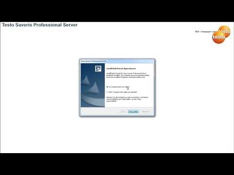 How to - testo Saveris - Installing Software