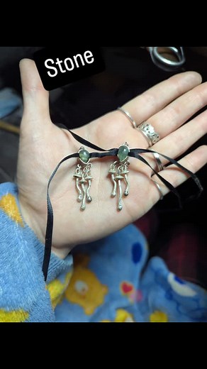 🔨✨ Stone Setting From Start to Finish ✨🔨 Step into my studio and follow along as I walk through my full stone-setting process for this piece. I begin by securing the jewelry in Thermo-Loc, a plastic heated in warm water and molded around the piece to hold it firmly in place while I work. Once everything is stable, the setting begins. I start by tightening the corners first, gently easing the bezel over the stone before working my way around the rest. You’ll see me using a mix of careful hammer