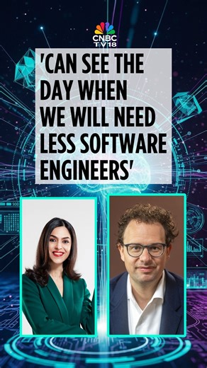 'There will be a lot of disruption (in the job market) because the technology (AI) is moving so fast" says Dario Amodei, CEO of Anthropic in conversation with Shereen Bhan at the AI Impact Summit. He adds that he can "see the day when Anthropic will need less software engineers' #Anthropic #DarioAmodei #AIJobLoss #AIImpactSummit #CNBCTV18Digital | CNBC-TV18