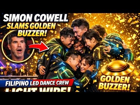 Filipino LED Crew LIGHT WIRE Wins Golden Buzzer | AGT 2025😥
