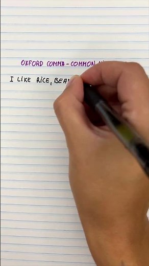 Oxford Comma – Common Mistakes