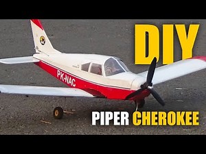How to Make Piper Cherokee RC plane (DIY)