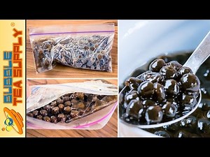 How to Freeze and Unfreeze Bubble Tea Supply Boba Tapioca