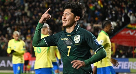 ¡Sueño de altura! Bolivia venció por 1-0 a Brasil y clasificó al repechaje del Mundial 2026