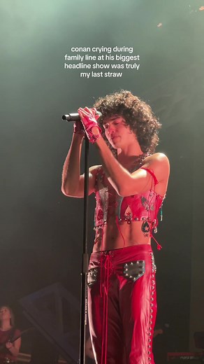 Conan Gray Emotional Family Line Moment in Toronto Concert