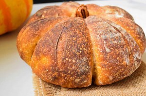 Pumpkin Sourdough Bread - Zesty South Indian Kitchen