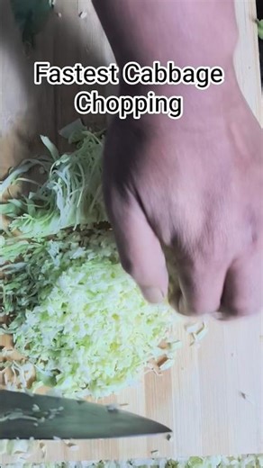 Cabbage Chopping Video..#cabbage #chopping #slicingasmrog #knifeskills
