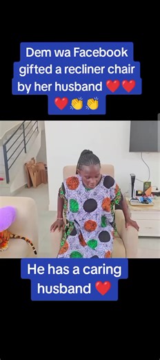 Heartwarming Pregnancy Surprise: Gifted Recliner Chair