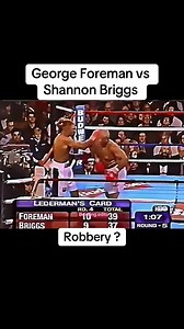 George Foreman vs Shannon Briggs #boxing #trendingvideo | Boxing USA