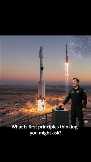 What is First Principle Thinking and how did Elon Musk used it?