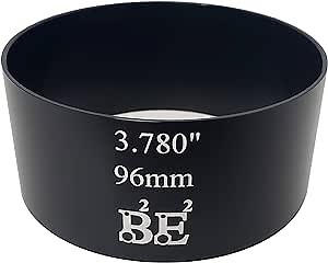 3.780" Billet Aluminum Tapered Piston Ring Compressor for LS 4.8L and 5.3L Vortec Black Hard Anodized Laser Etched Labels