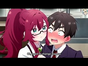 Giantess Growth 巨大娘 女巨人 Giantess kuzuri senpai 巨人成長アニメガールフレンドクリップ