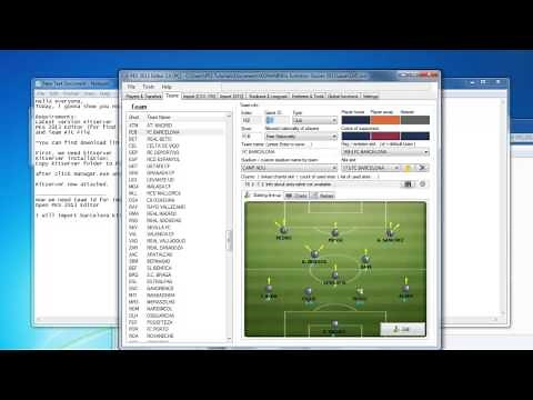 How to Import Kits to PES 2013 [TUTORIAL]