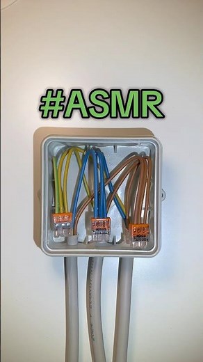 Abzweigdose verdrahten⚡️ #elektrotechnik #handwerk #asmr #meisterbetrieb #elektroinstallation ￼