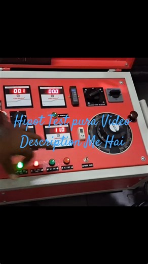 11KV H.T Cable HIPOT TEST