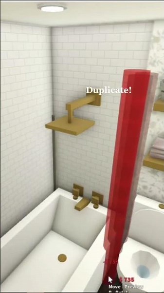 Custom curtain hack in bloxburg! #bloxburg