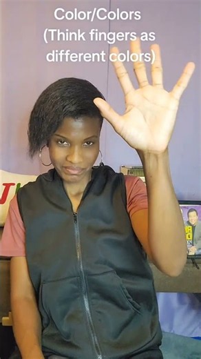 ASL Sign For "Colors" American Sign Language For Beginners